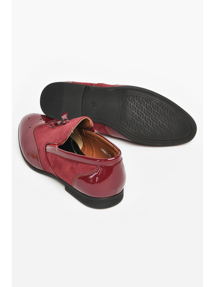 Туфлі чоловічі бордового кольору 6062-8 213036C