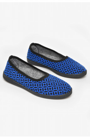 Тапочки женские синего цвета Ебіас лодочка 213037C