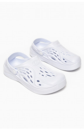 Крокси жіночі білого кольору С-73 213039C