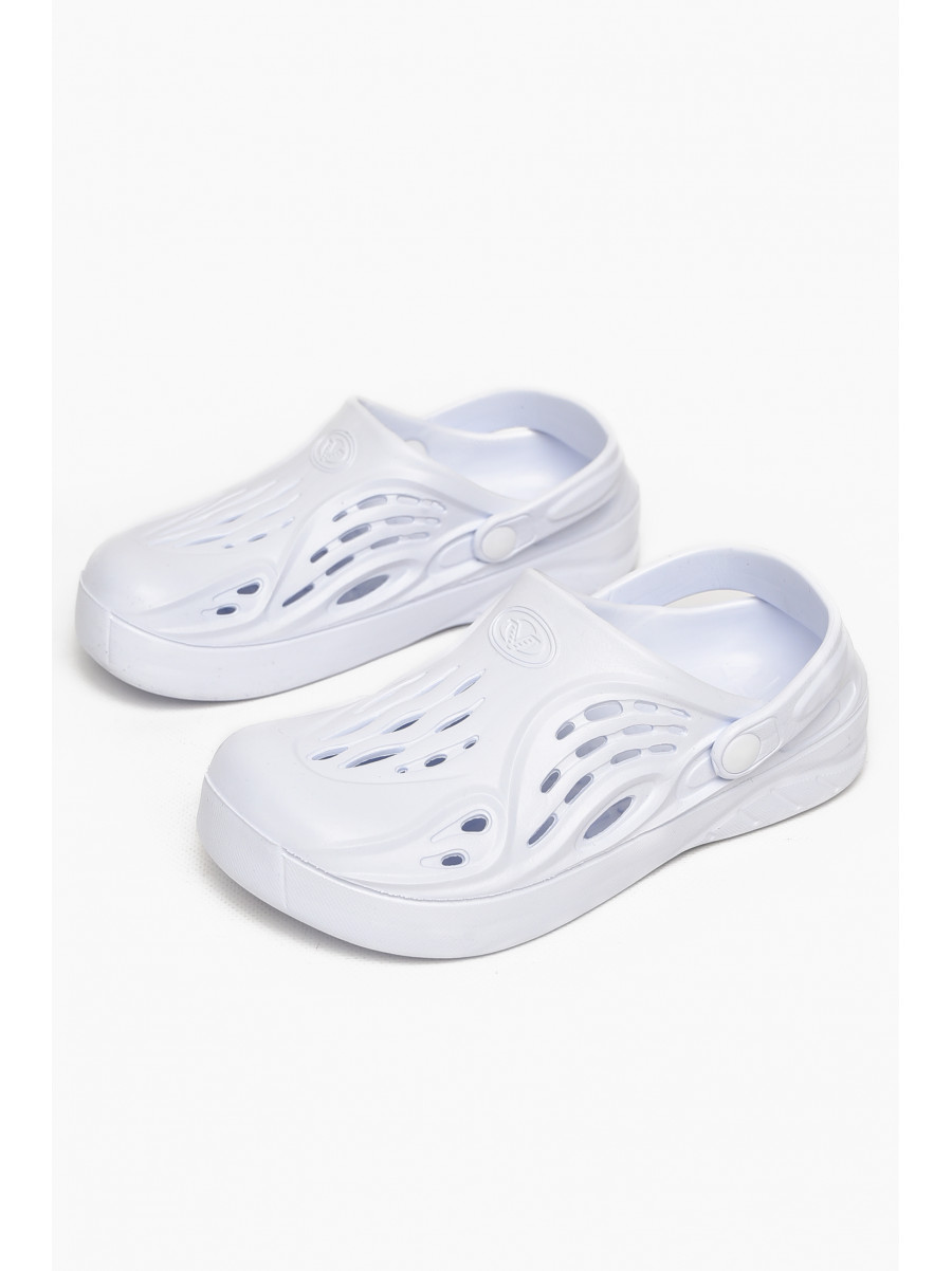 Крокси жіночі білого кольору С-73 213039C