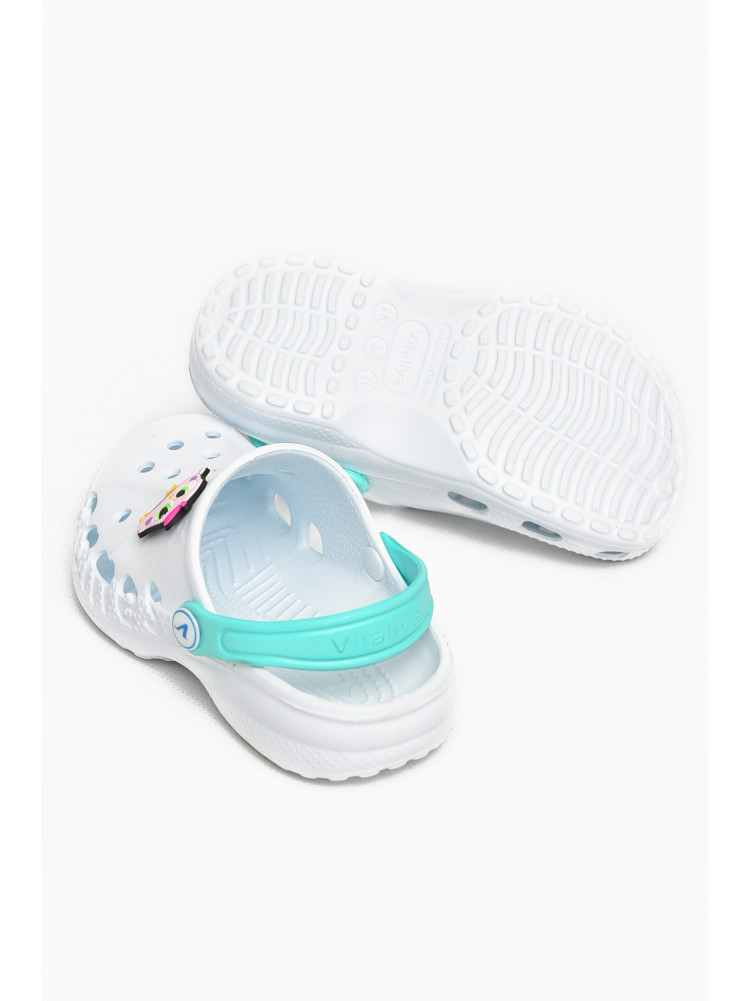 Крокси дитячі білого кольору 213040C