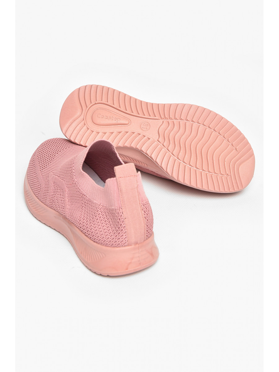 Кроссовки детские текстильные розового цвета А605-3 213041C