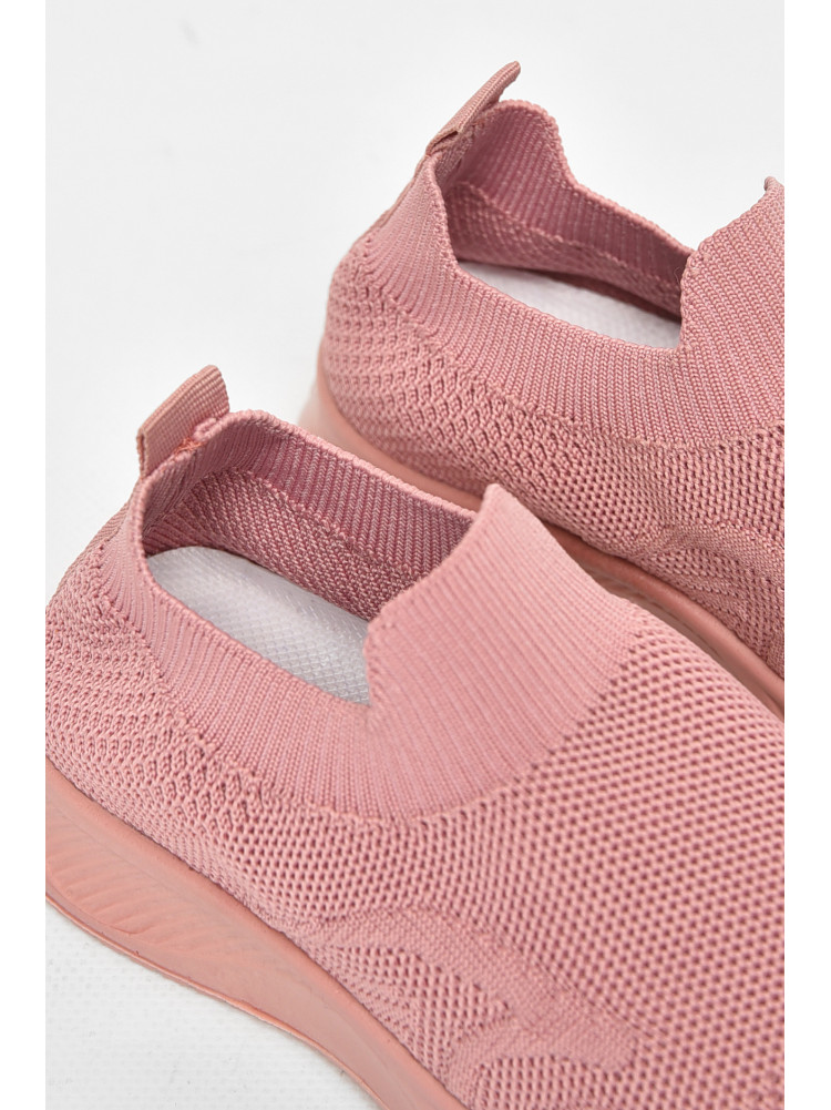 Кроссовки детские текстильные розового цвета А605-3 213041C