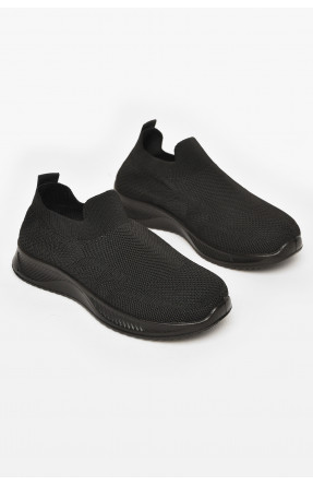 Кроссовки детские текстильные черного цвета А605-1 213042C