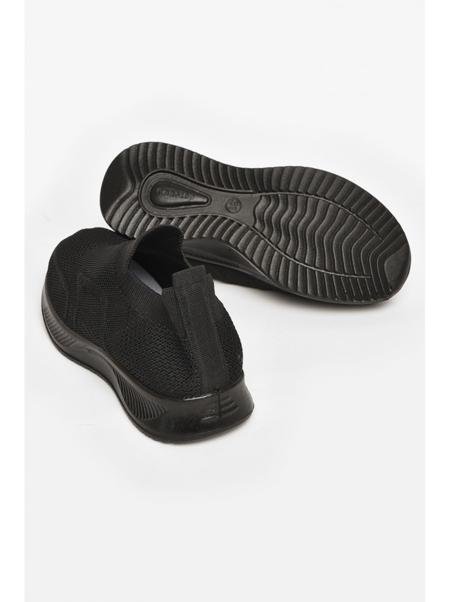 Кроссовки детские текстильные черного цвета А605-1 213042C