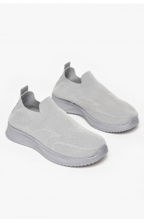 Кросівки дитячі текстильні сірого кольору А605-2 213043C
