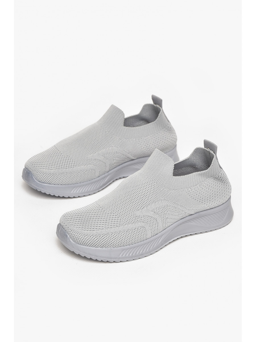 Кросівки дитячі текстильні сірого кольору А605-2 213043C