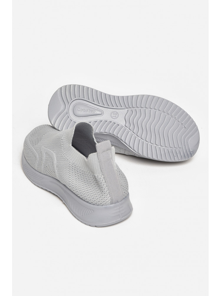 Кросівки дитячі текстильні сірого кольору А605-2 213043C