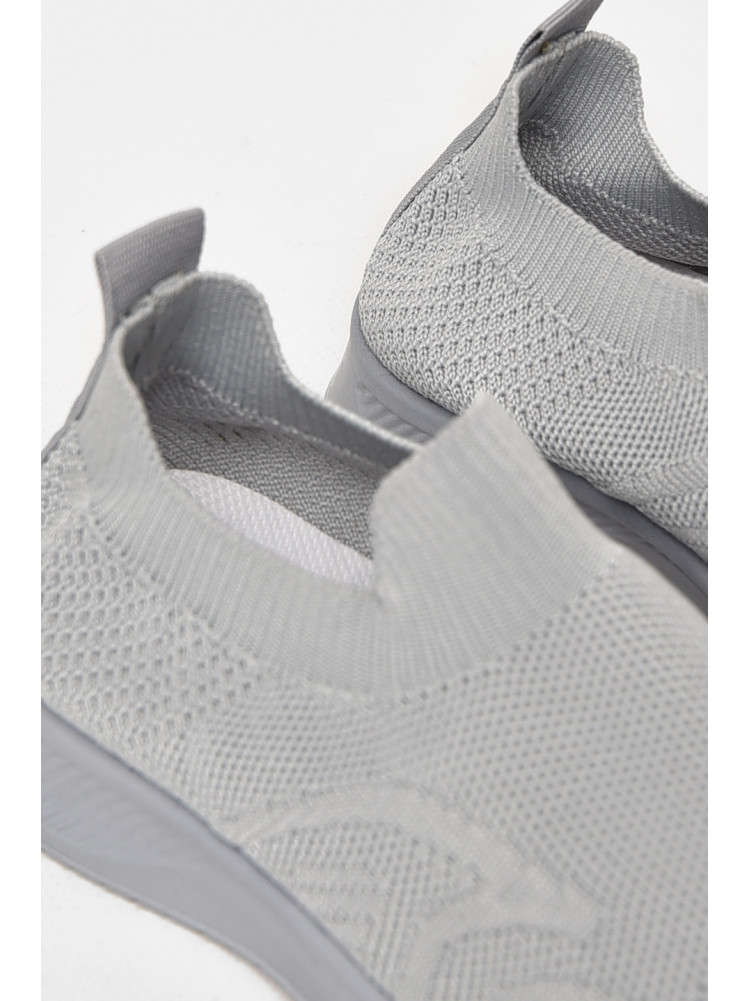 Кросівки дитячі текстильні сірого кольору А605-2 213043C