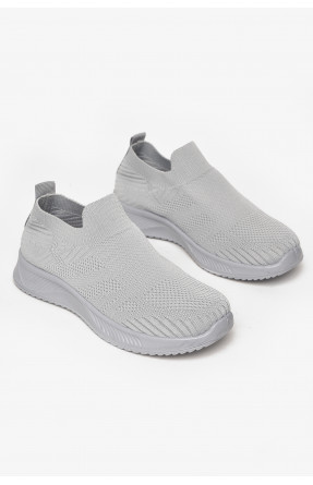 Кросівки дитячі текстильні сірого кольору А602-2 213044C