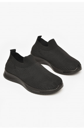 Кросівки дитячі текстильні чорного кольору А602-1 213045C