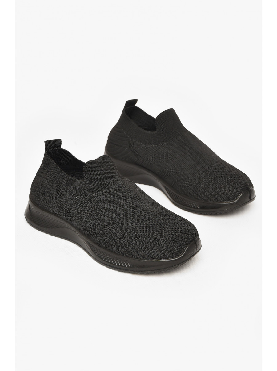 Кросівки дитячі текстильні чорного кольору А602-1 213045C
