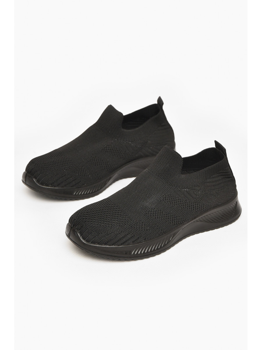 Кросівки дитячі текстильні чорного кольору А602-1 213045C