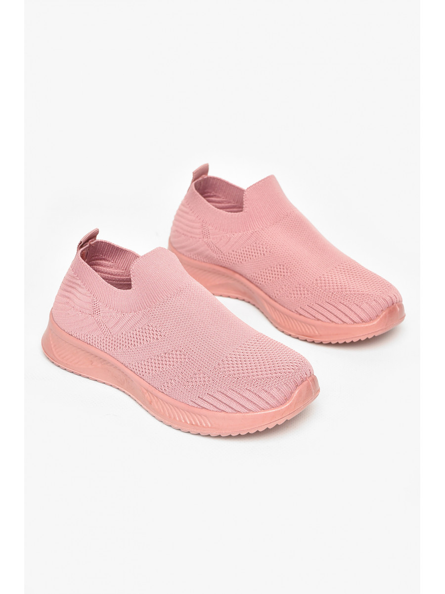Кросівки дитячі текстильні рожевого кольору А602-3 213046C