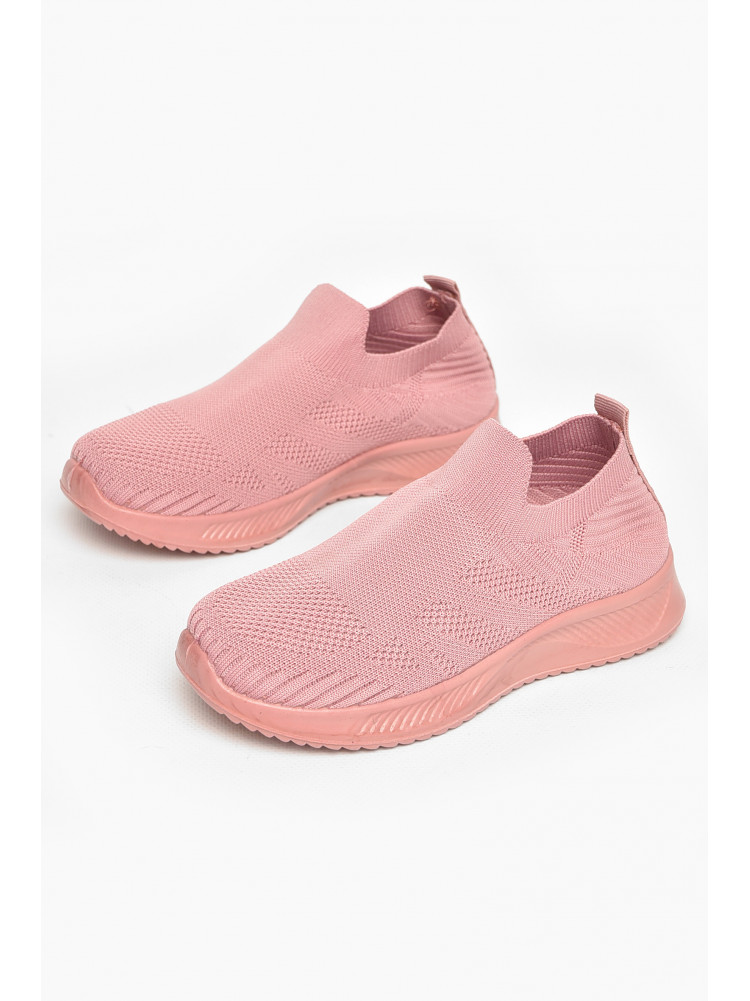 Кросівки дитячі текстильні рожевого кольору А602-3 213046C