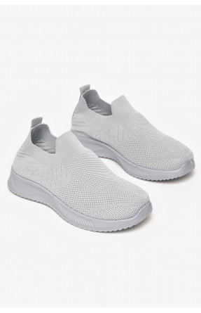 Кросівки дитячі текстильні сірого кольору А601-2 213048C