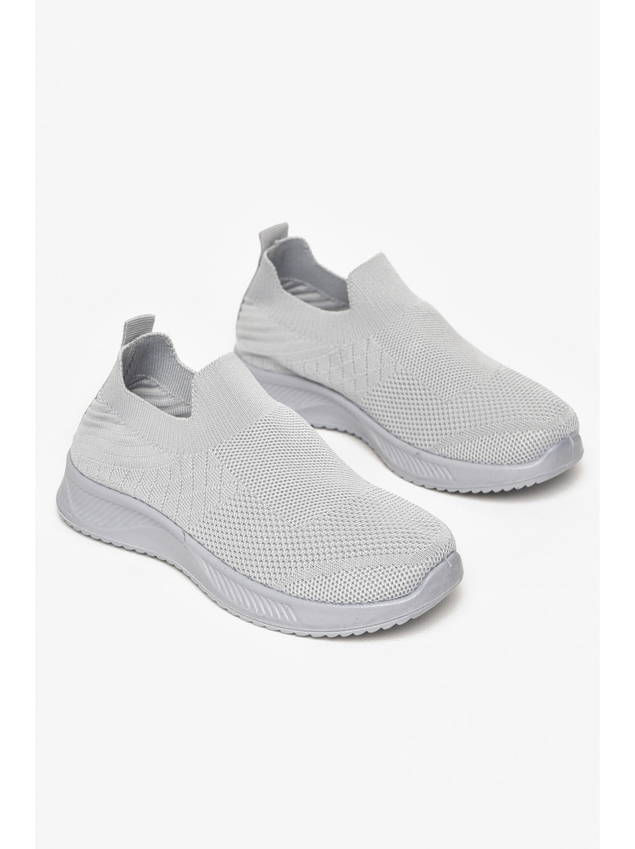 Кросівки дитячі текстильні сірого кольору А601-2 213048C