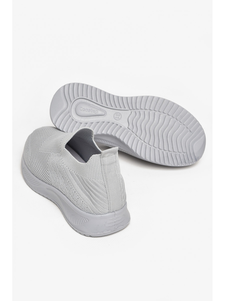 Кросівки дитячі текстильні сірого кольору А601-2 213048C