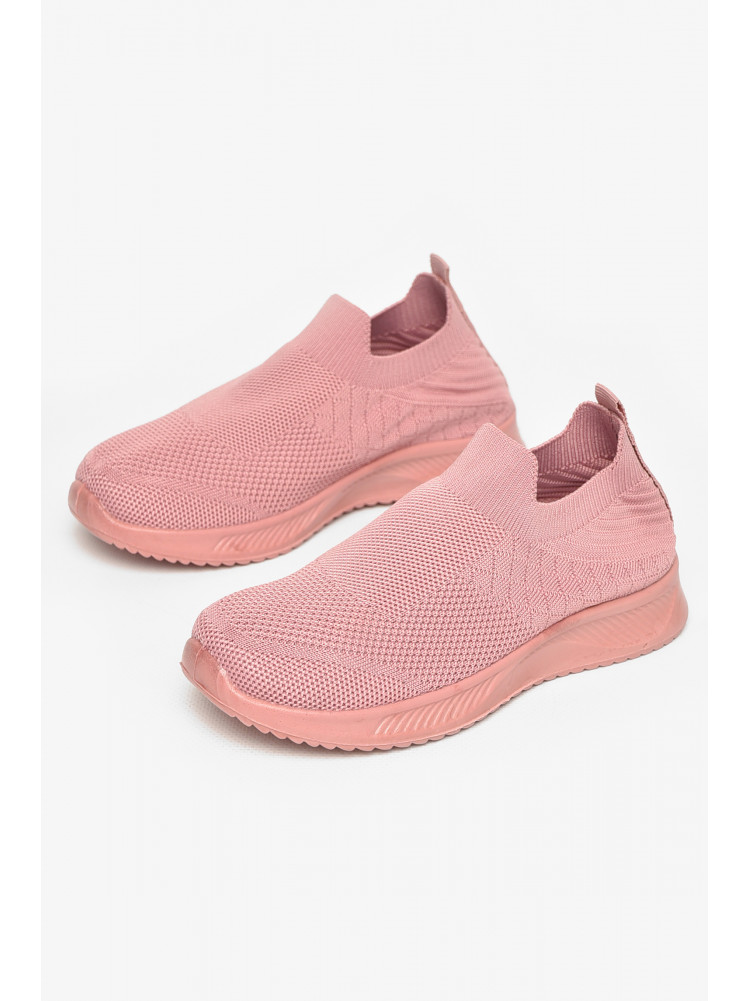 Кросівки дитячі текстильні рожевого кольору А601-3 213049C