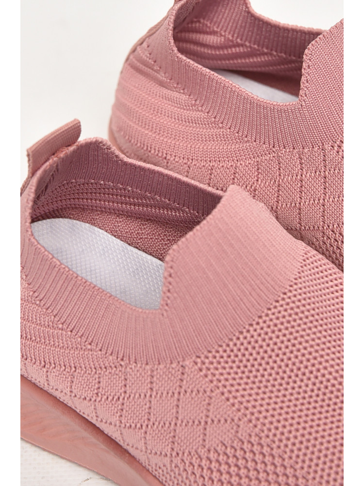 Кросівки дитячі текстильні рожевого кольору А601-3 213049C
