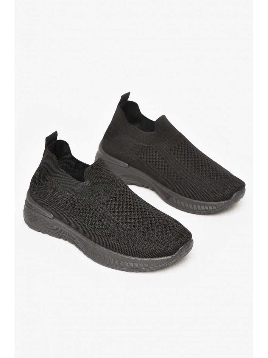 Кросівки дитячі текстильні чорного кольору А308 213053C