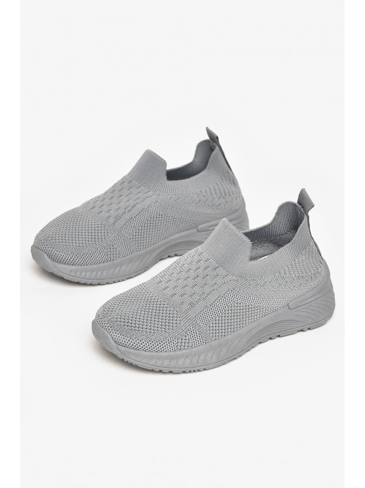 Кросівки дитячі текстильні сірого кольору А316 213054C