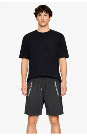 Шорты мужские черного цвета с принтом А2088-4 213056C