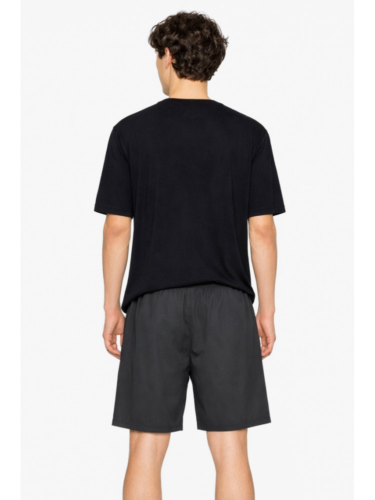 Шорты мужские черного цвета с принтом А2088-4 213056C