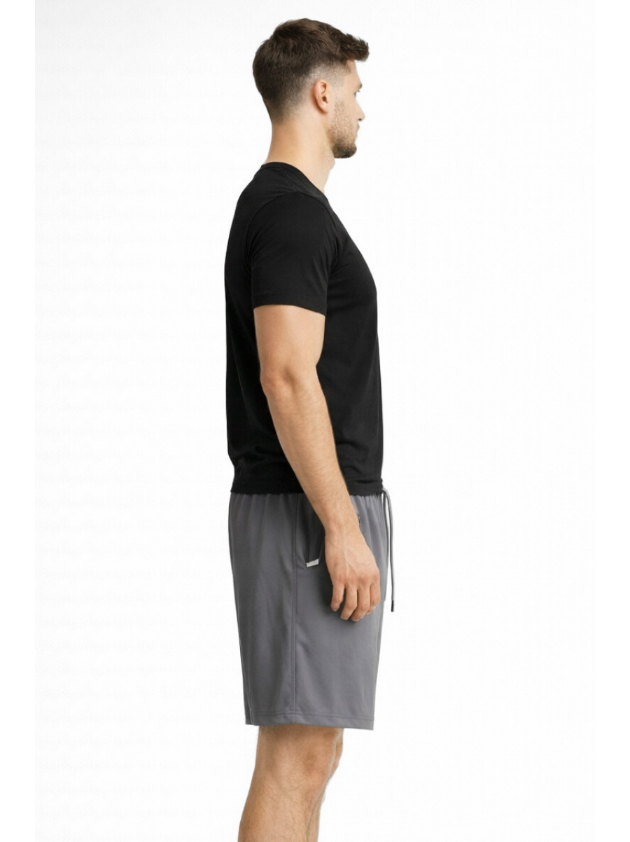 Шорты мужские серого цвета с принтом А2088-4 213057C