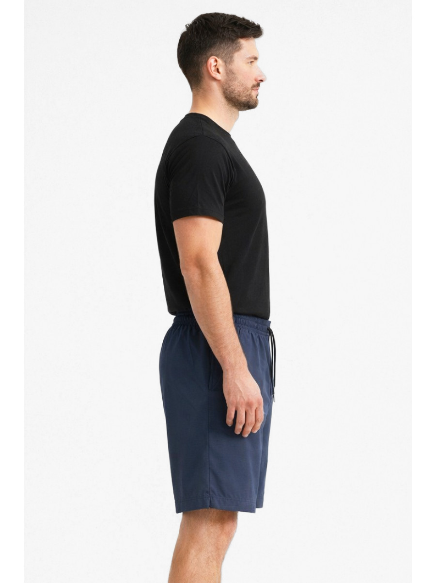 Шорты мужские однотонные тёмно-синего цвета 1415-3 213060C