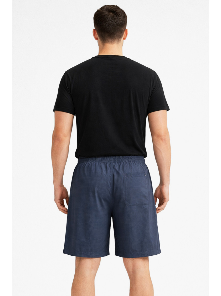 Шорты мужские однотонные тёмно-синего цвета 1415-3 213060C