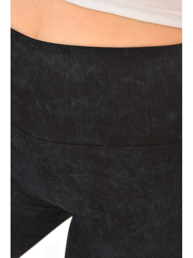 Бриджи женские однотонные тёмно-серого цвета А760 213065C