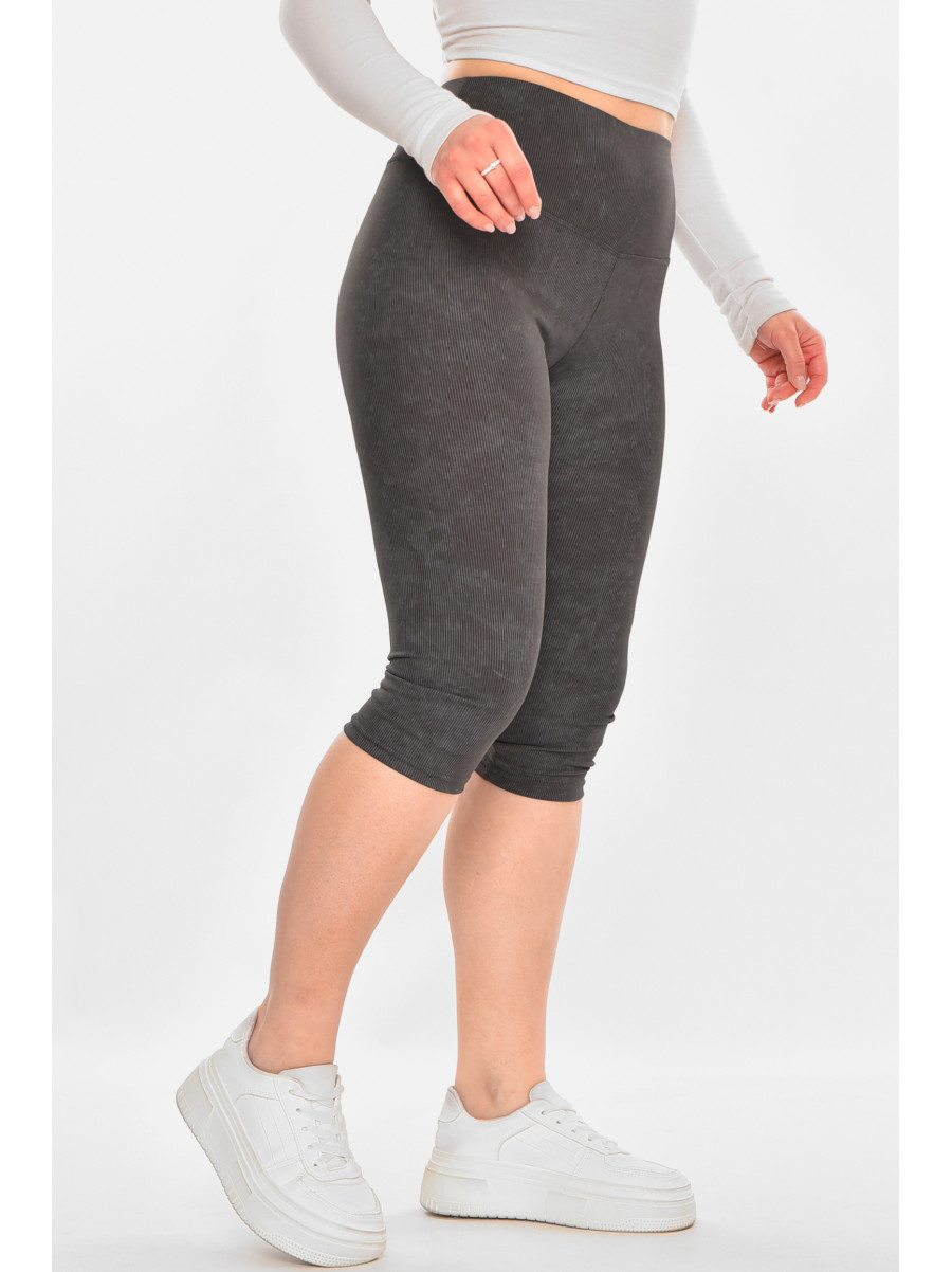 Бриджи женские однотонные серого цвета А760 213067C
