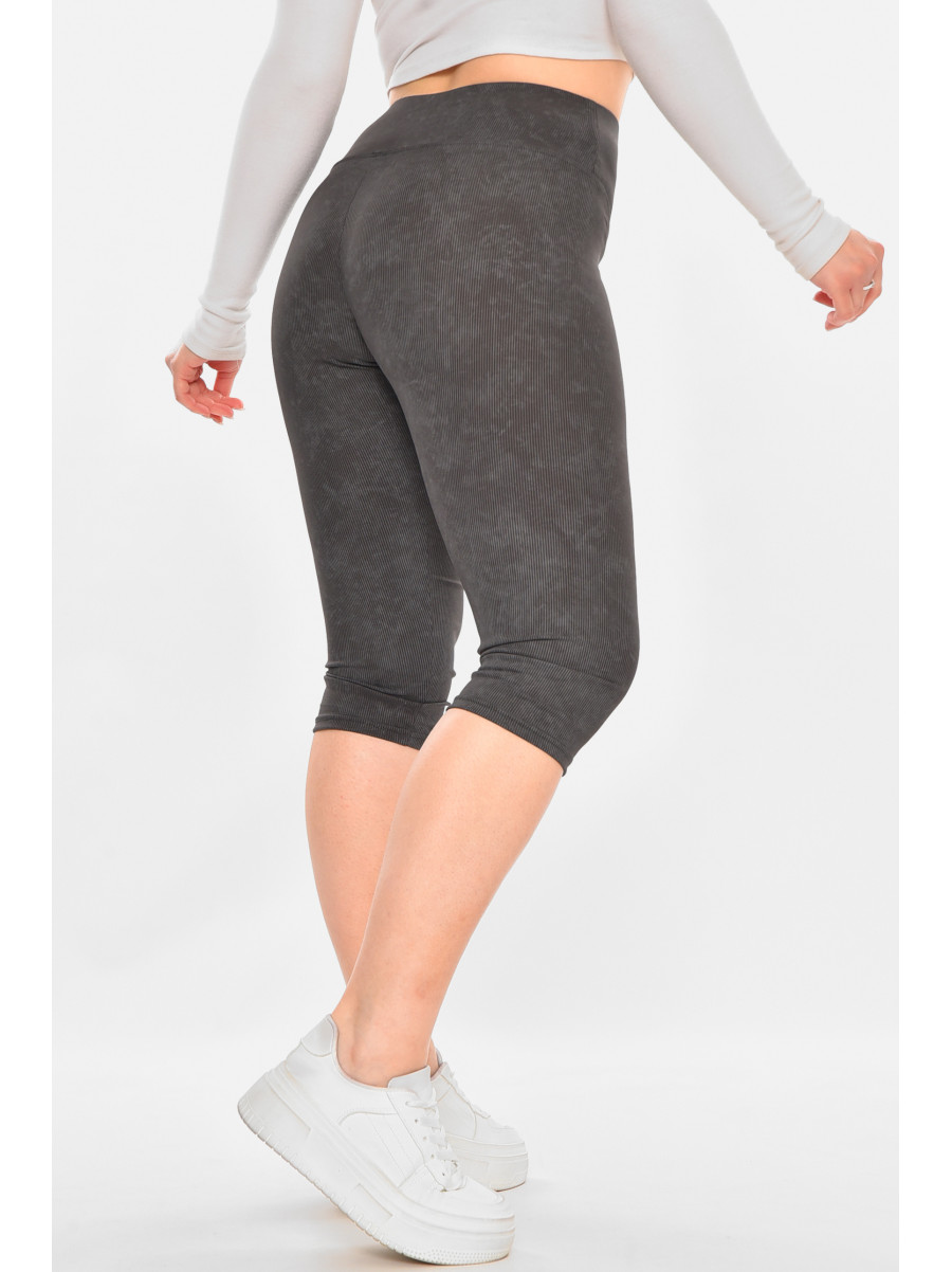 Бриджи женские однотонные серого цвета А760 213067C