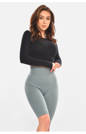 Велосипедки жіночі однотонні м'ятного кольору 0513 213069C