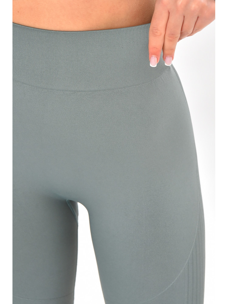 Велосипедки жіночі однотонні м'ятного кольору 0513 213069C