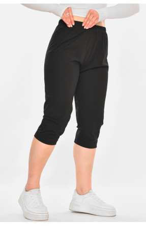 Бриджі жіночі однотонні чорного кольору 701-7 213084C