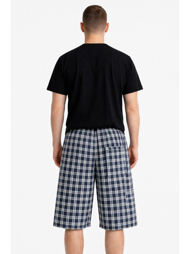 Шорты мужские черного цвета с принтом 213110C