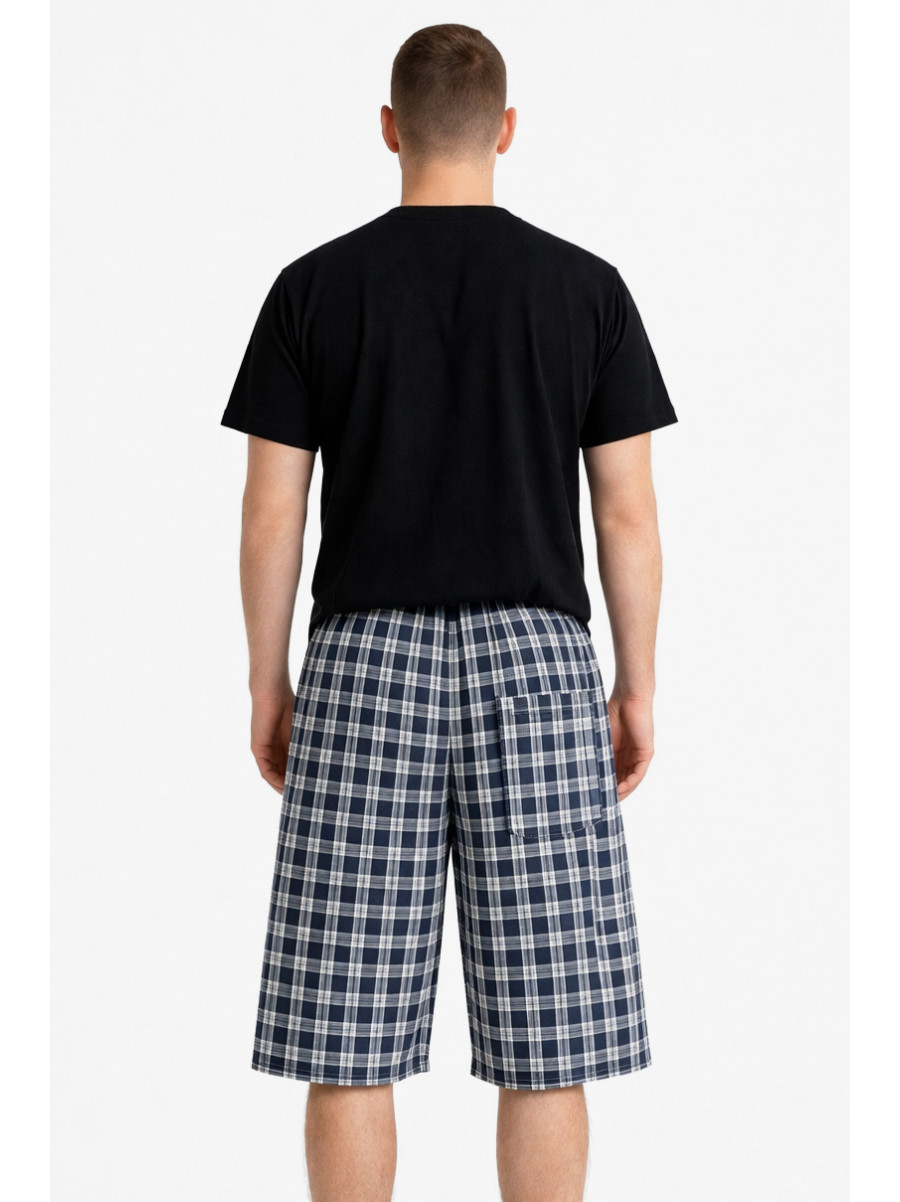 Шорты мужские черного цвета с принтом 213110C