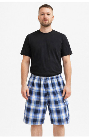 Шорты мужские синего цвета с принтом 213112C