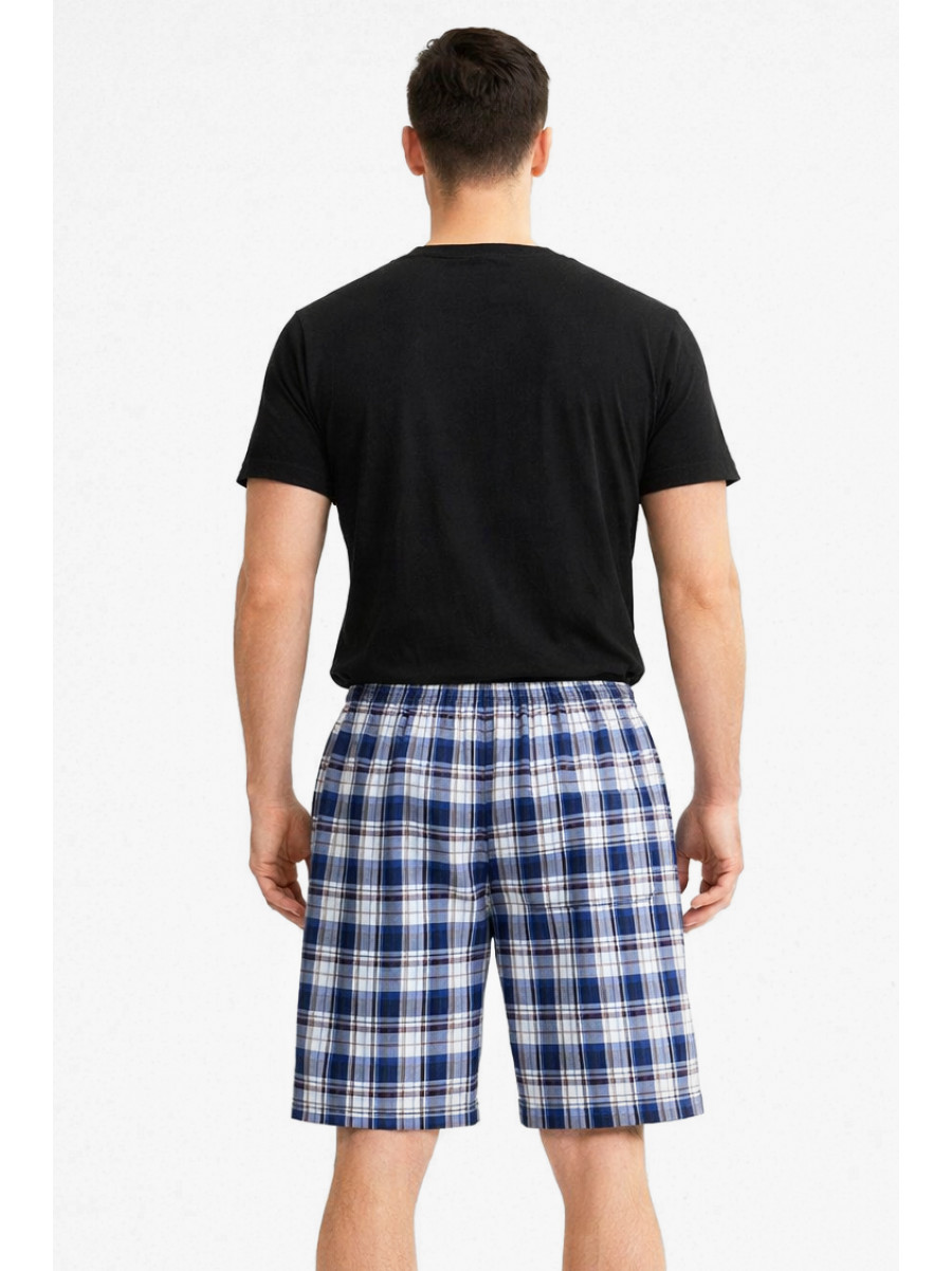 Шорты мужские белого цвета с принтом 213114C