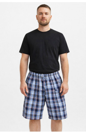 Шорты мужские тёмно-синего цвета с принтом 213115C