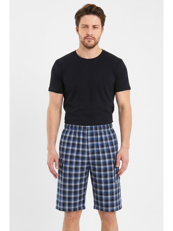 Шорты мужские черного цвета с принтом 213119C