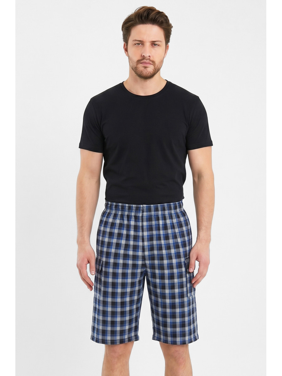 Шорты мужские черного цвета с принтом 213119C