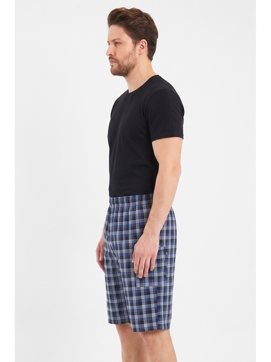 Шорты мужские черного цвета с принтом 213119C