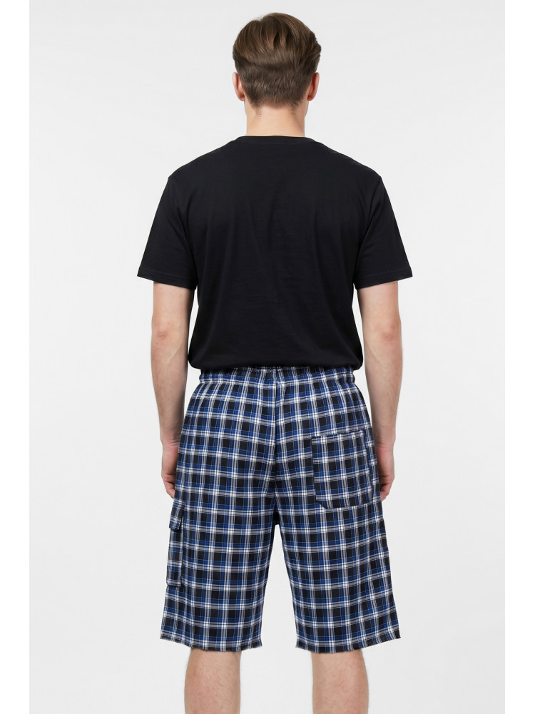 Шорты мужские черного цвета с принтом 213119C