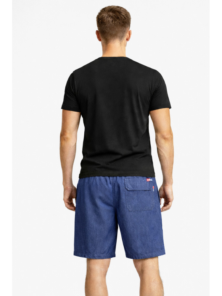 Шорты мужские полубатальные тёмно-синего цвета 18401 213121C