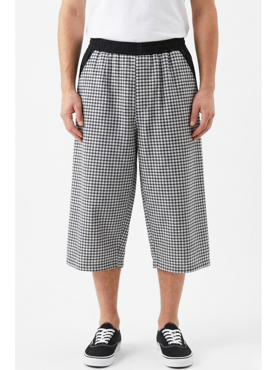 Бриджи мужские белого цвета с принтом P24 213127C