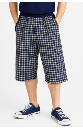 Бриджи мужские черного цвета с принтом P25 213128C