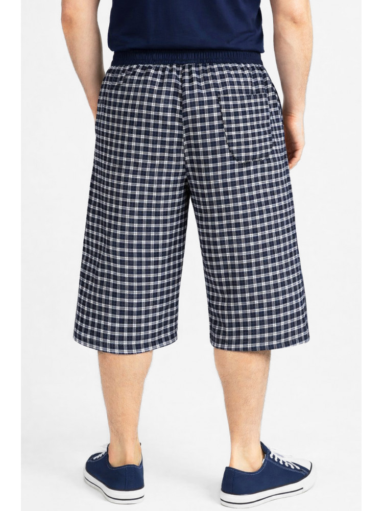 Бриджи мужские черного цвета с принтом P25 213128C